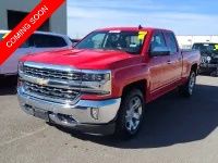 Red Hot 2018 Chevrolet Silverado 1500 LTZ Double Cab 4WD Pickup Truck Four-Wheel Drive 6-Speed Automatic Overdrive