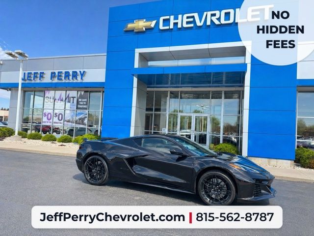 Black 2026 Chevrolet Corvette Coupe Rear-Wheel Drive 8-Speed Dual Clutch