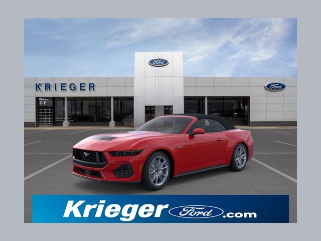 Race Red 2026 Ford Mustang Convertible Rear-Wheel Drive 6-Speed Manual