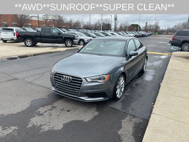Monsoon Gray Metallic 2016 Audi A3 2.0T quattro Premium Sedan AWD Sedan All-Wheel Drive 6-Speed Automatic