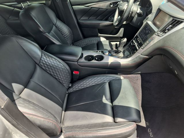 Used 2018 INFINITI Q50 Red Sport 400 4D Sedan