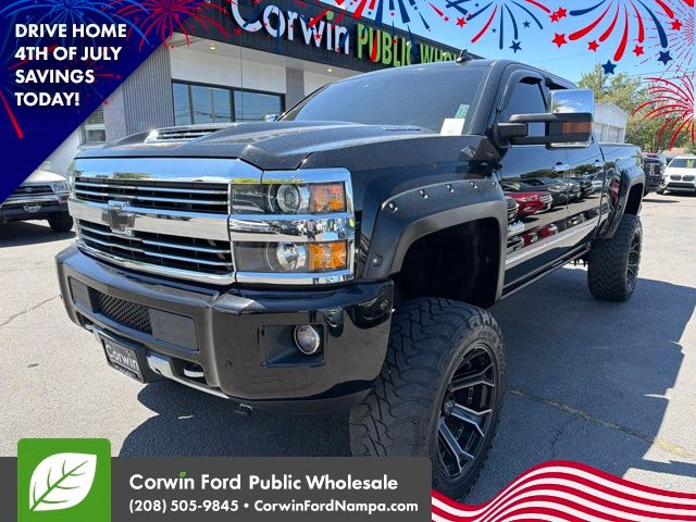 Black 2017 Chevrolet Silverado 3500HD Pickup Truck Four-Wheel Drive 6-Speed Automatic