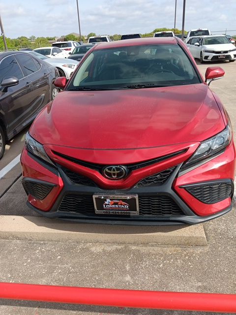 Red 2023 Toyota Camry SE FWD Sedan Front-Wheel Drive 8-Speed Automatic