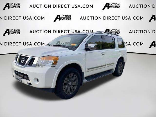 Pearl White 2015 Nissan Armada SUV / Crossover Four-Wheel Drive 5-Speed Automatic Overdrive