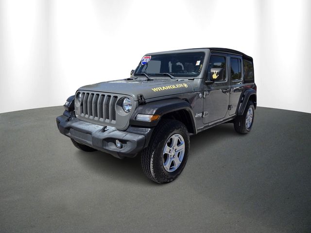 Certified Used 2020 Gray Jeep Unlimited Sport S image 2