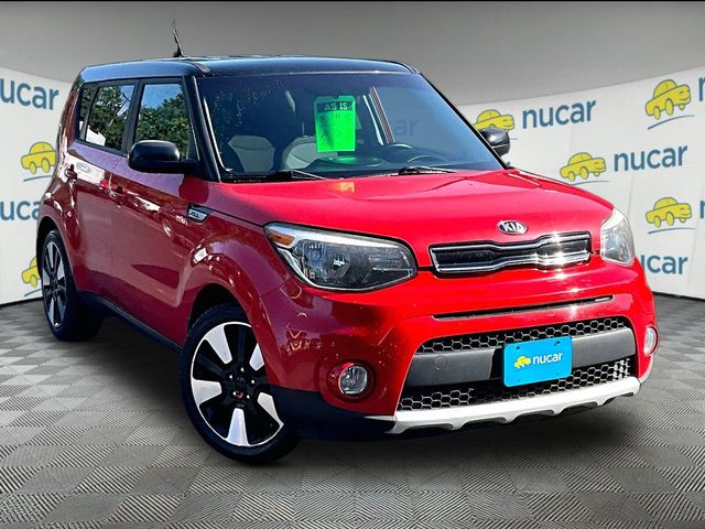Inferno Red w/Black Roof 2017 Kia Soul Wagon Front-Wheel Drive 6-Speed Automatic