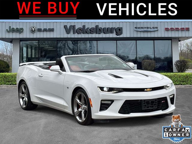 Summit White 2017 Chevrolet Camaro 2SS Convertible RWD Convertible Rear-Wheel Drive 8-Speed Automatic