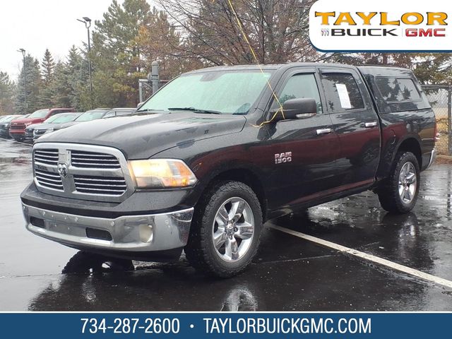 Black Clearcoat 2014 RAM 1500 Big Horn Crew Cab 4WD Pickup Truck Four-Wheel Drive 8-Speed Automatic