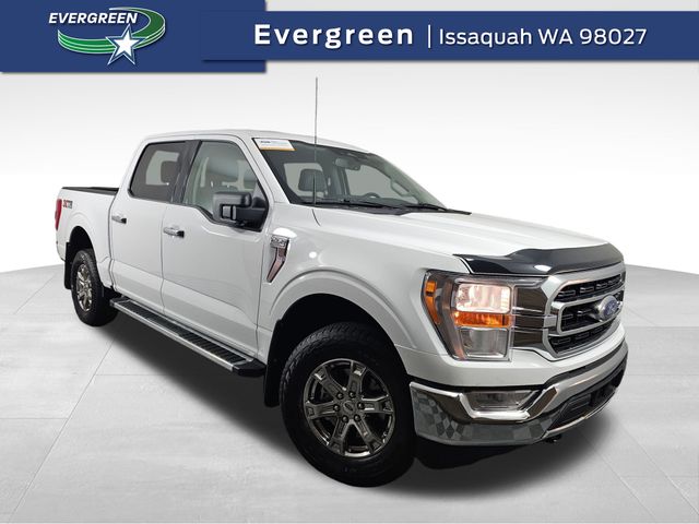 Oxford White 2023 Ford F-150 XLT SuperCrew 4WD Pickup Truck Four-Wheel Drive Automatic