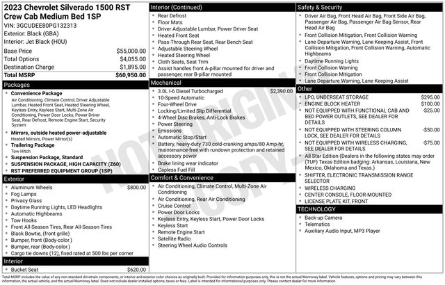 2023 Chevrolet Silverado 1500 RST