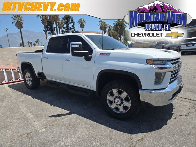 Summit White 2021 Chevrolet Silverado 2500HD LTZ Crew Cab 4WD Pickup Truck Four-Wheel Drive Automatic