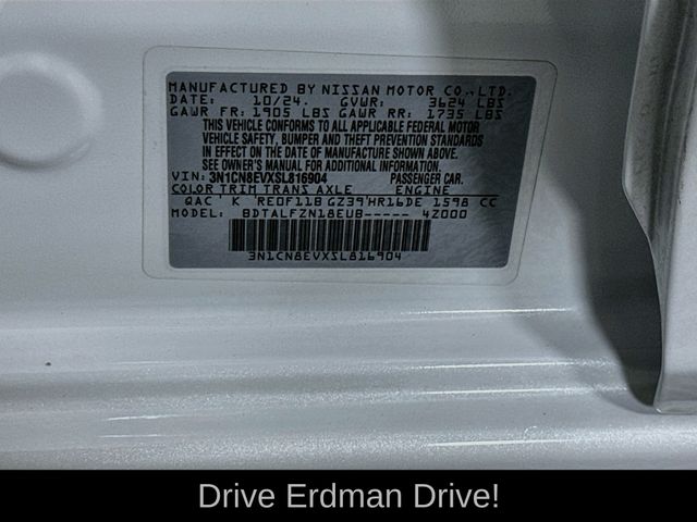 Used 2025 Nissan Versa Sedan
