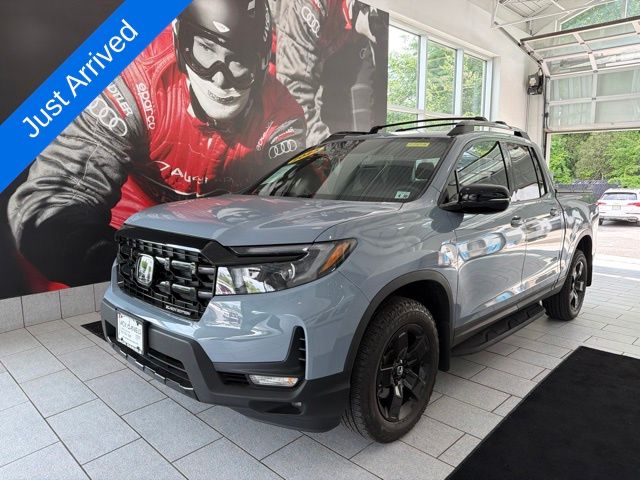 Gray Pearl 2025 Honda Ridgeline Black Edition AWD Pickup Truck All-Wheel Drive 9-Speed Automatic