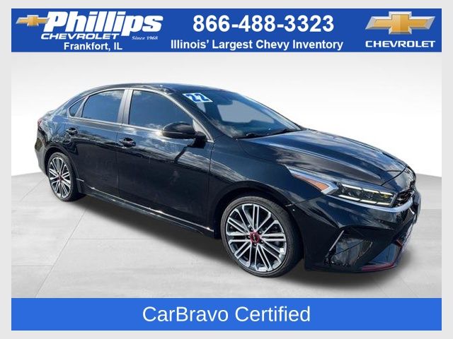 Aurora Black Pearl 2022 Kia Forte GT FWD Sedan Front-Wheel Drive 7-Speed Automatic
