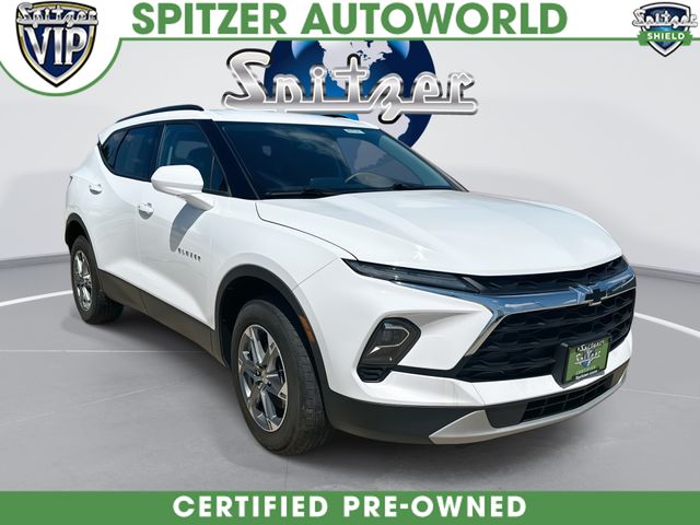 Summit White 2023 Chevrolet Blazer SUV / Crossover All-Wheel Drive 9-Speed Automatic Overdrive