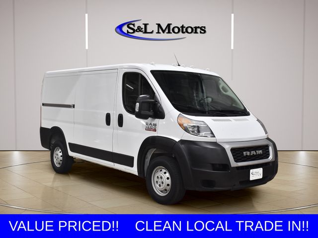 Bright White Clearcoat 2019 RAM ProMaster Van Front-Wheel Drive 6-Speed Automatic