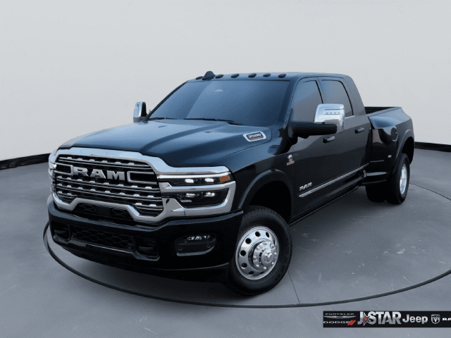 Diamond Black 2026 RAM 3500 Pickup Truck Four-Wheel Drive 8-Speed Automatic