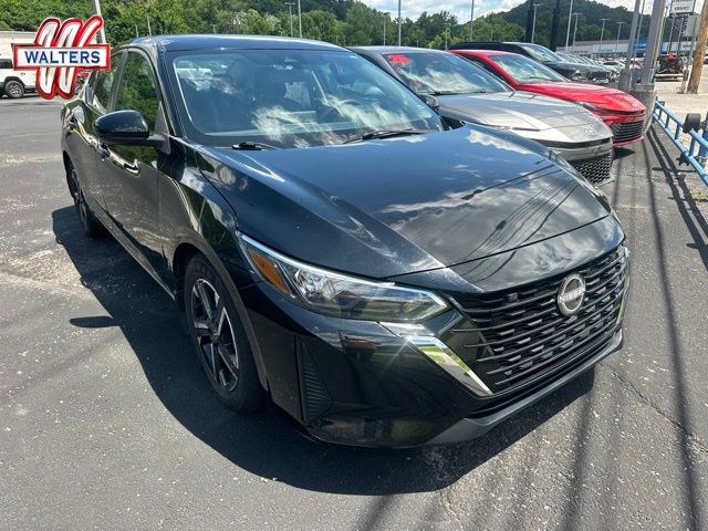 Super Black 2024 Nissan Sentra Sedan Front-Wheel Drive Continuously Variable Transmission