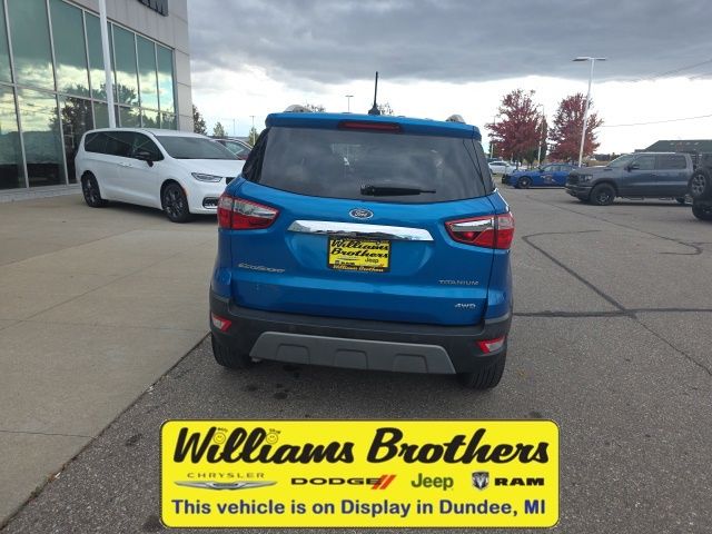 2020 Ford EcoSport Titanium - Blue Candy exterior view 7