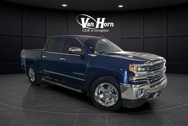 Deep Ocean Blue Metallic 2016 Chevrolet Silverado 1500 Pickup Truck Four-Wheel Drive Automatic