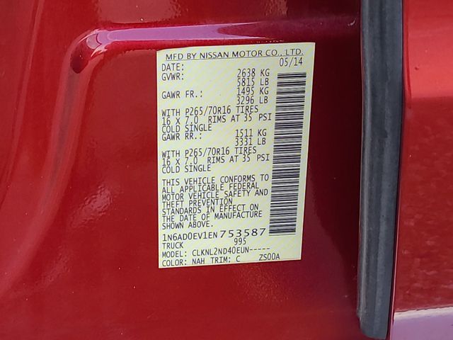 Used 2014 Nissan Frontier Truck