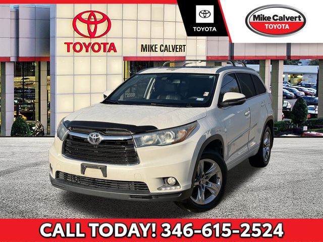 White (Blizzard Pearl) 2015 Toyota Highlander Limited SUV / Crossover Front-Wheel Drive 6-Speed Automatic Overdrive