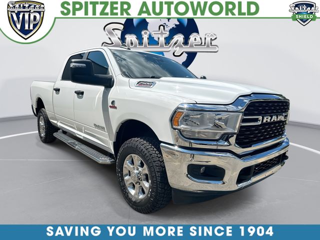 Bright White Clearcoat 2024 RAM 2500 Pickup Truck Four-Wheel Drive 6-Speed Automatic