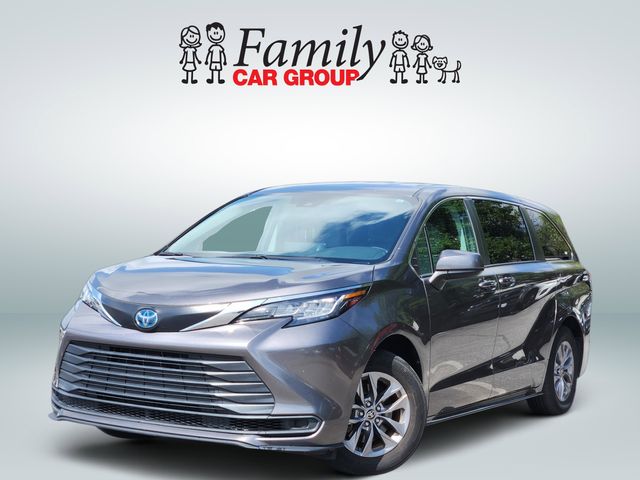 Predawn Gray Mica 2023 Toyota Sienna LE 8-Passenger FWD Minivan Front-Wheel Drive Continuously Variable Transmission