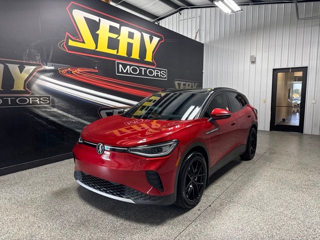 Red 2022 Volkswagen ID.4 SUV / Crossover Rear-Wheel Drive Automatic