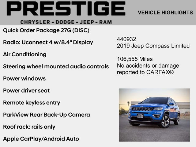 2019 Jeep Compass Limited 2