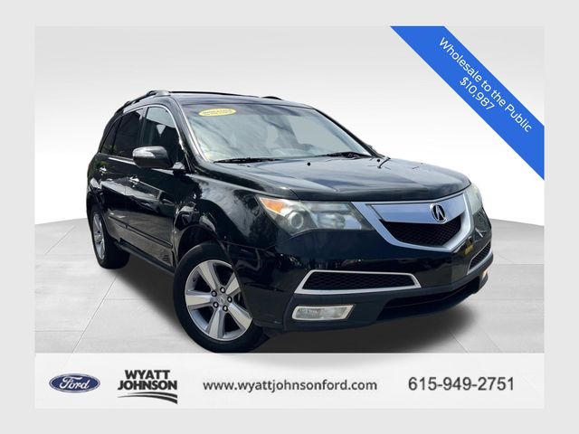Crystal Black Pearl 2012 Acura MDX SUV / Crossover All-Wheel Drive 6-Speed Automatic