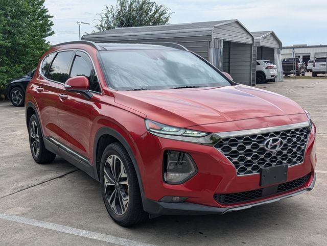2020 Hyundai Santa Fe Limited Orange at DeMontrond Gulf Freeway