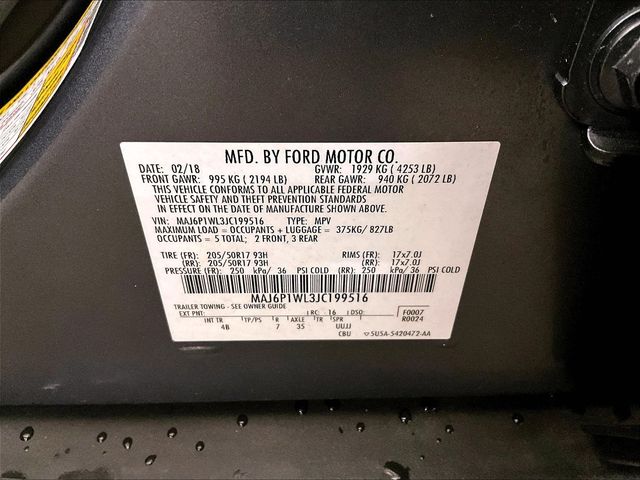 2018 Ford EcoSport Titanium Gray at Subaru and VW of Moon Township