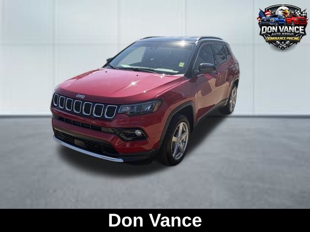Red 2024 Jeep Compass Limited 4WD SUV / Crossover Four-Wheel Drive 8-Speed Automatic