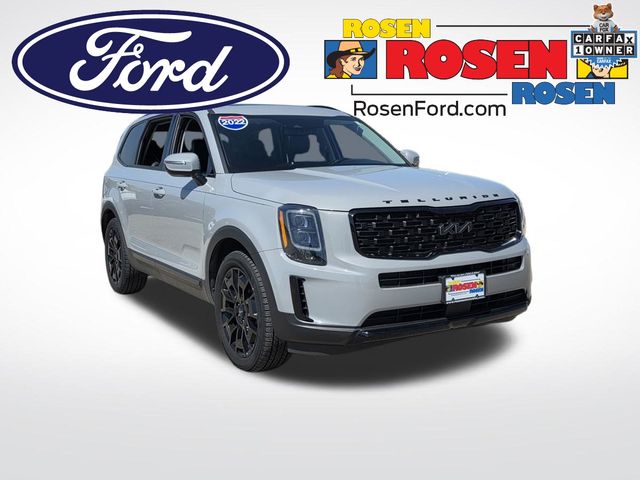 Wolf Gray 2022 Kia Telluride EX AWD SUV / Crossover All-Wheel Drive 8-Speed Automatic