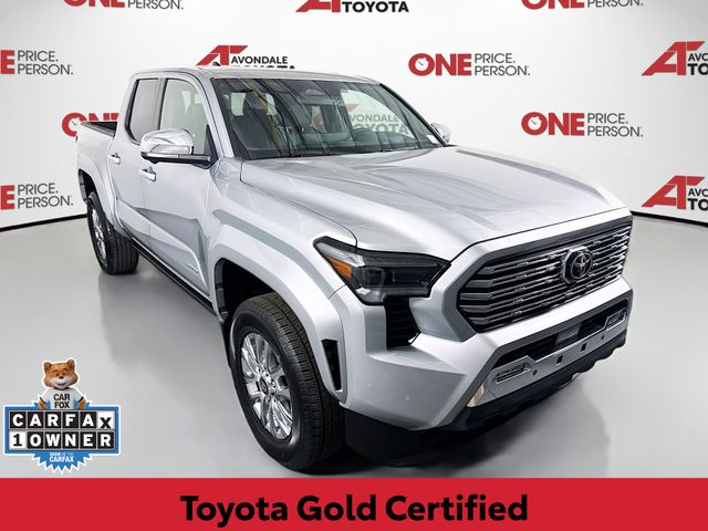 Celestial Silver Metallic 2025 Toyota Tacoma Limited Double Cab 4WD Pickup Truck Four-Wheel Drive 8-Speed Automatic