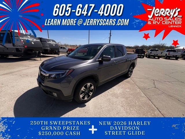 Gray (Modern Steel Metallic) 2020 Honda Ridgeline RTL AWD Pickup Truck All-Wheel Drive 9-Speed Automatic