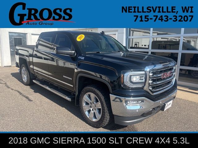 Onyx Black 2018 GMC Sierra 1500 Pickup Truck Four-Wheel Drive 8-Speed Automatic Overdrive