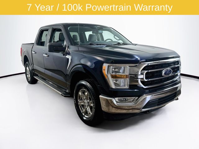 Blue Metallic 2023 Ford F-150 Pickup Truck Four-Wheel Drive Automatic