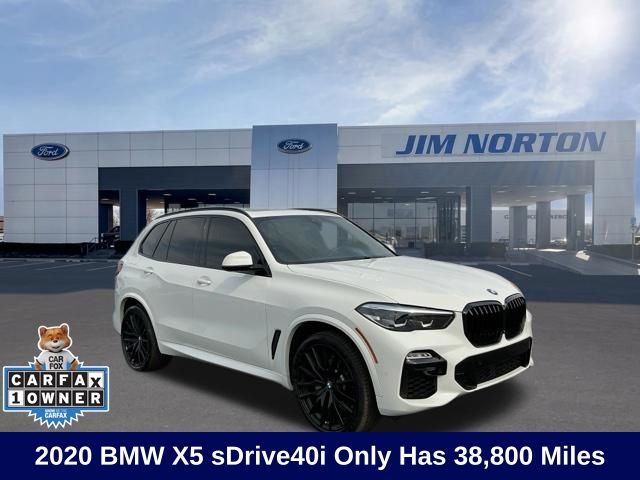 Alpine White 2020 BMW X5 SUV / Crossover Rear-Wheel Drive 8-Speed Automatic