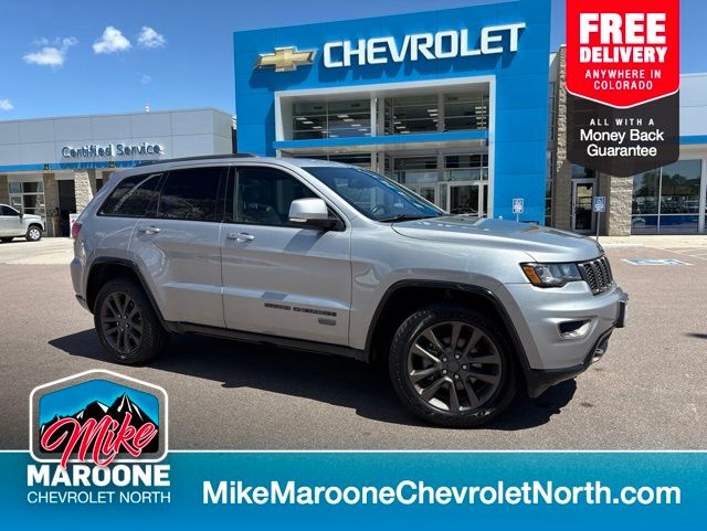 Billet Silver Metallic Clearcoat 2016 Jeep Grand Cherokee SUV / Crossover 4X2 8-Speed Automatic