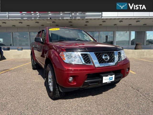 Cayenne Red 2017 Nissan Frontier Pickup Truck Four-Wheel Drive 5-Speed Automatic Overdrive