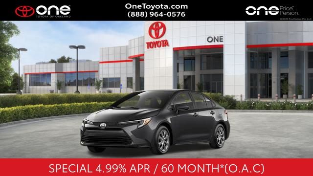 Underground 2026 Toyota Corolla Hybrid Sedan Front-Wheel Drive Continuously Variable Transmission