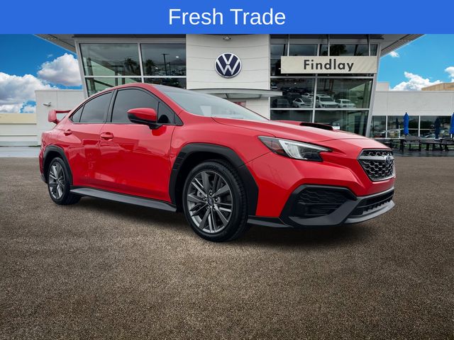 Red 2022 Subaru WRX AWD Sedan All-Wheel Drive 6-Speed Manual