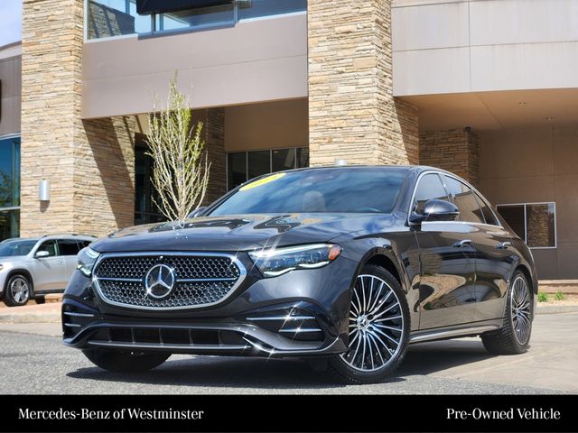 Graphite Gray Metallic 2024 Mercedes-Benz E-Class E 350 4MATIC Sedan All-Wheel Drive 9-Speed Automatic