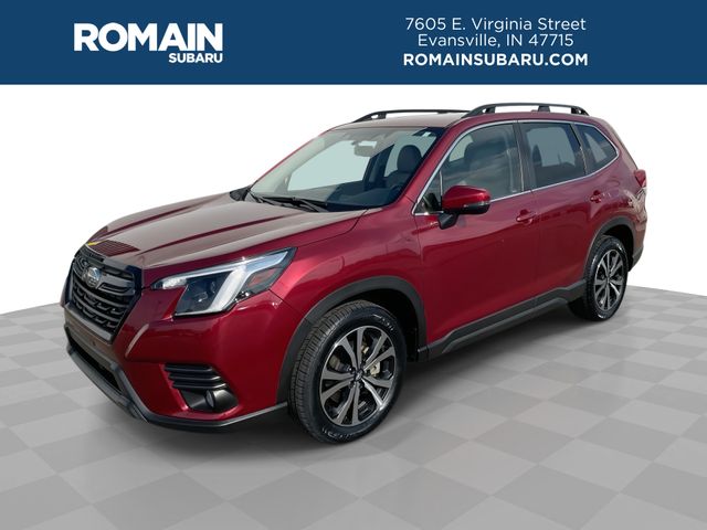 Crimson Red Pearl 2023 Subaru Forester Limited Crossover AWD SUV / Crossover All-Wheel Drive Continuously Variable Transmission