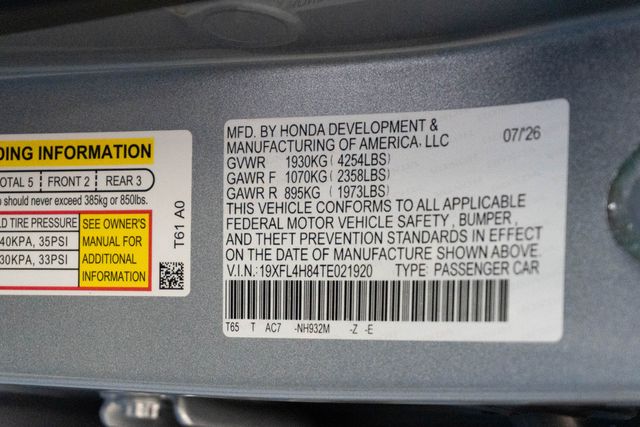 New 2026 Honda Civic Hatchback Hybrid Hatchback