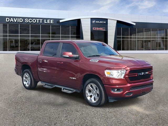 Delmonico Red Pearlcoat 2020 RAM 1500 Big Horn Crew Cab 4WD Pickup Truck Four-Wheel Drive 8-Speed Automatic