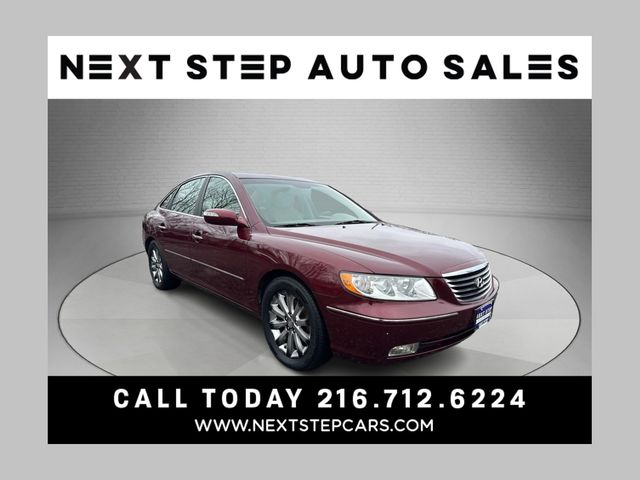 Crimson Red Pearl Mica 2009 Hyundai Azera Sedan Front-Wheel Drive 5-Speed Automatic