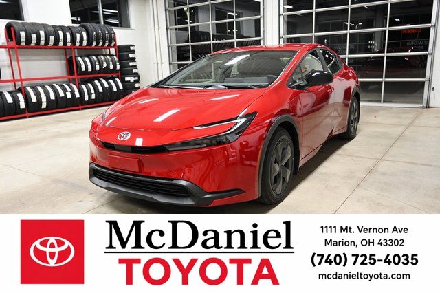 Red 2026 Toyota Prius LE FWD Hatchback Front-Wheel Drive Continuously Variable Transmission